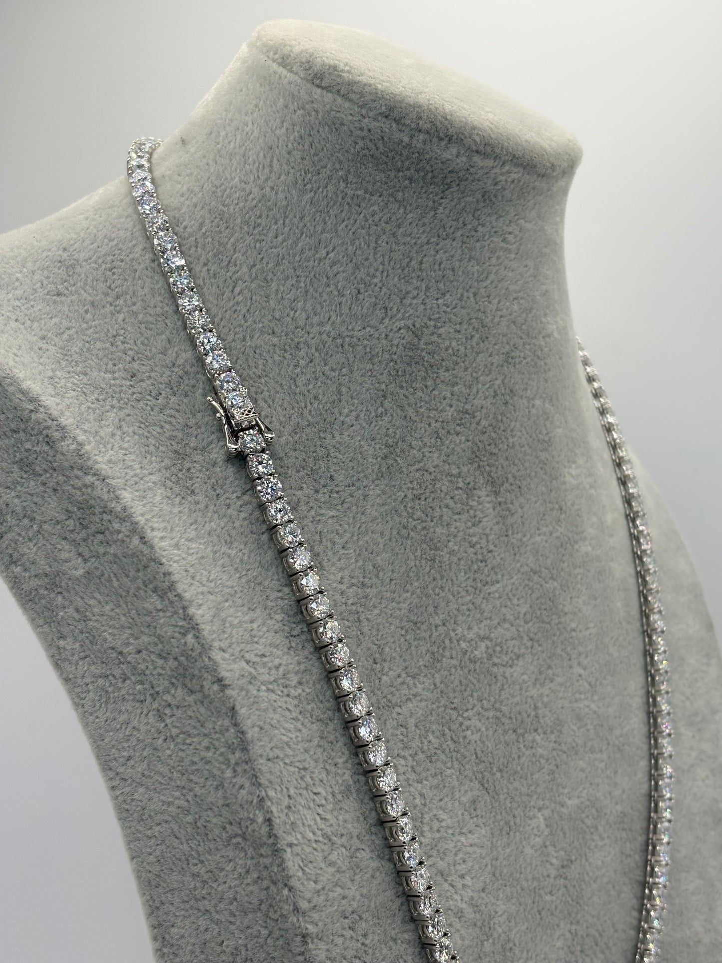 TENNIS CHAIN 4MM: SILVER, ROSE AND YELLOW