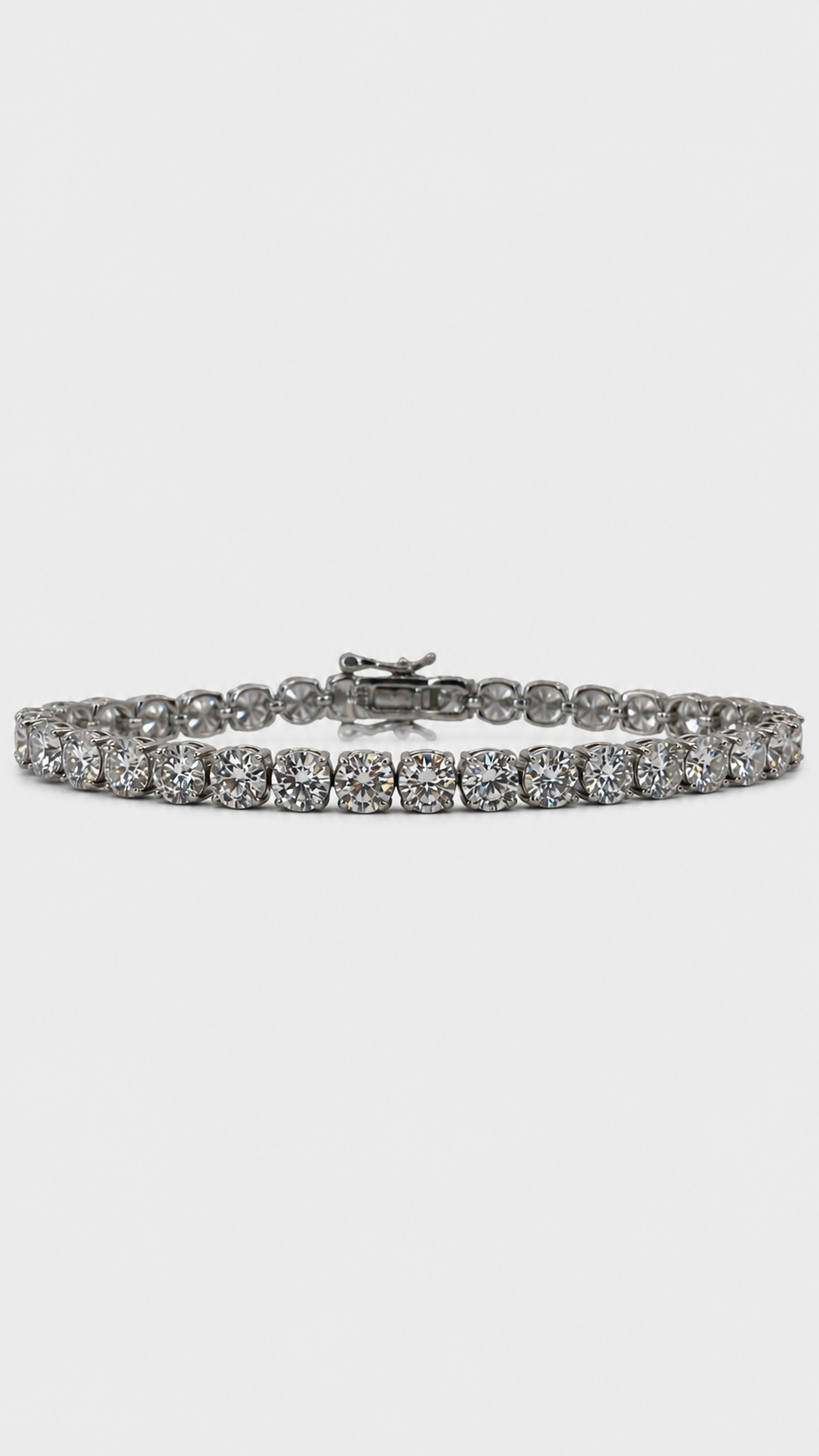 TENNIS BRACELET 5MM:  SILVER, ROSE AND YELLOW