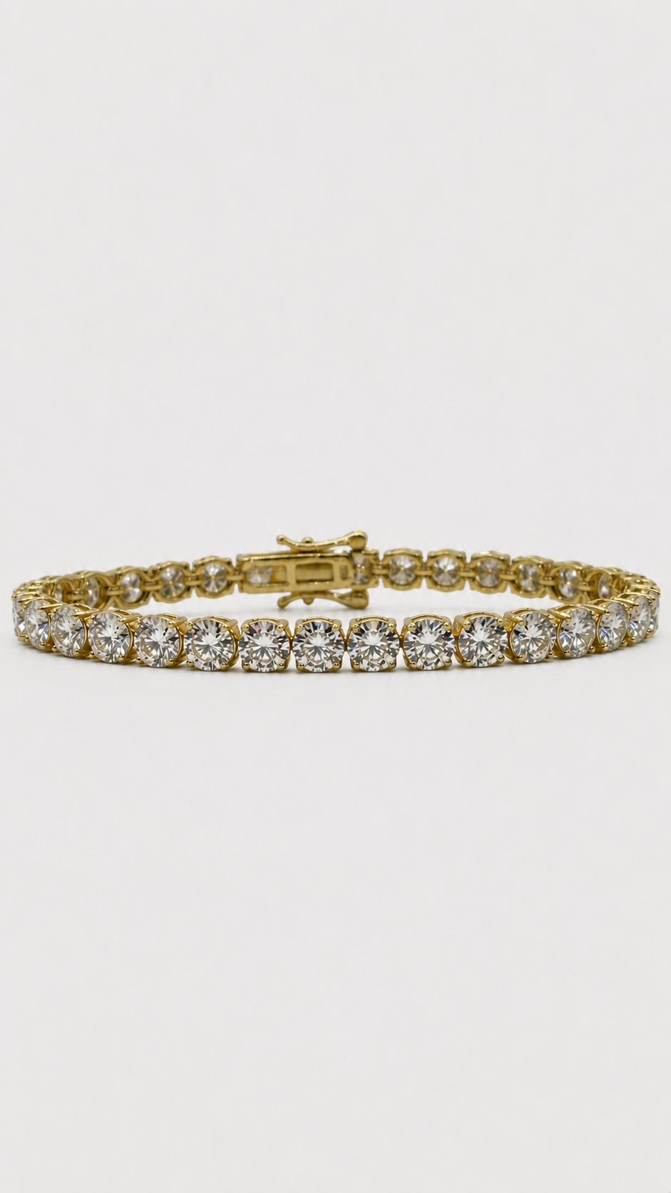 TENNIS BRACELET 5MM:  SILVER, ROSE AND YELLOW