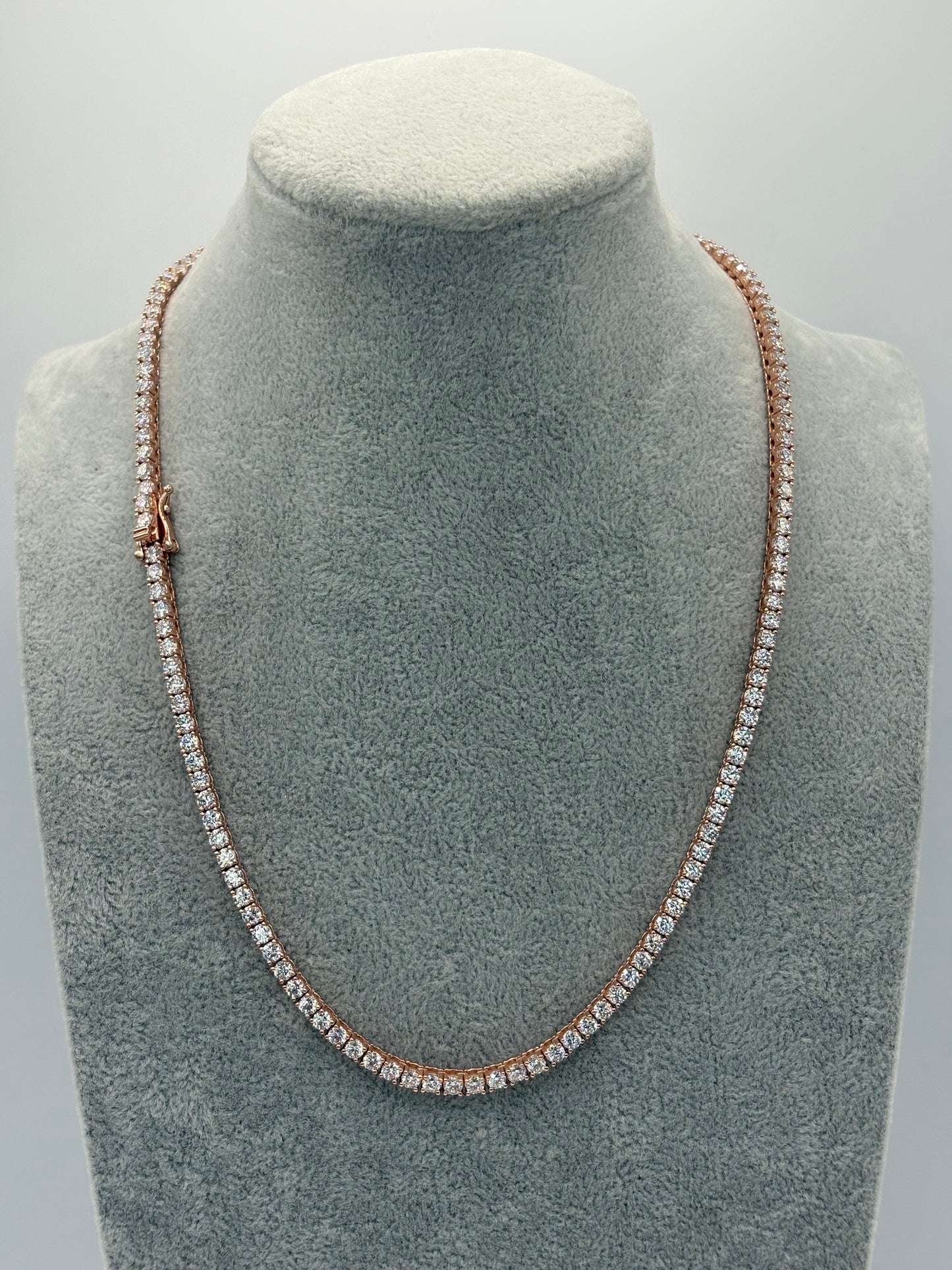 TENNIS CHAIN 4MM: SILVER, ROSE AND YELLOW