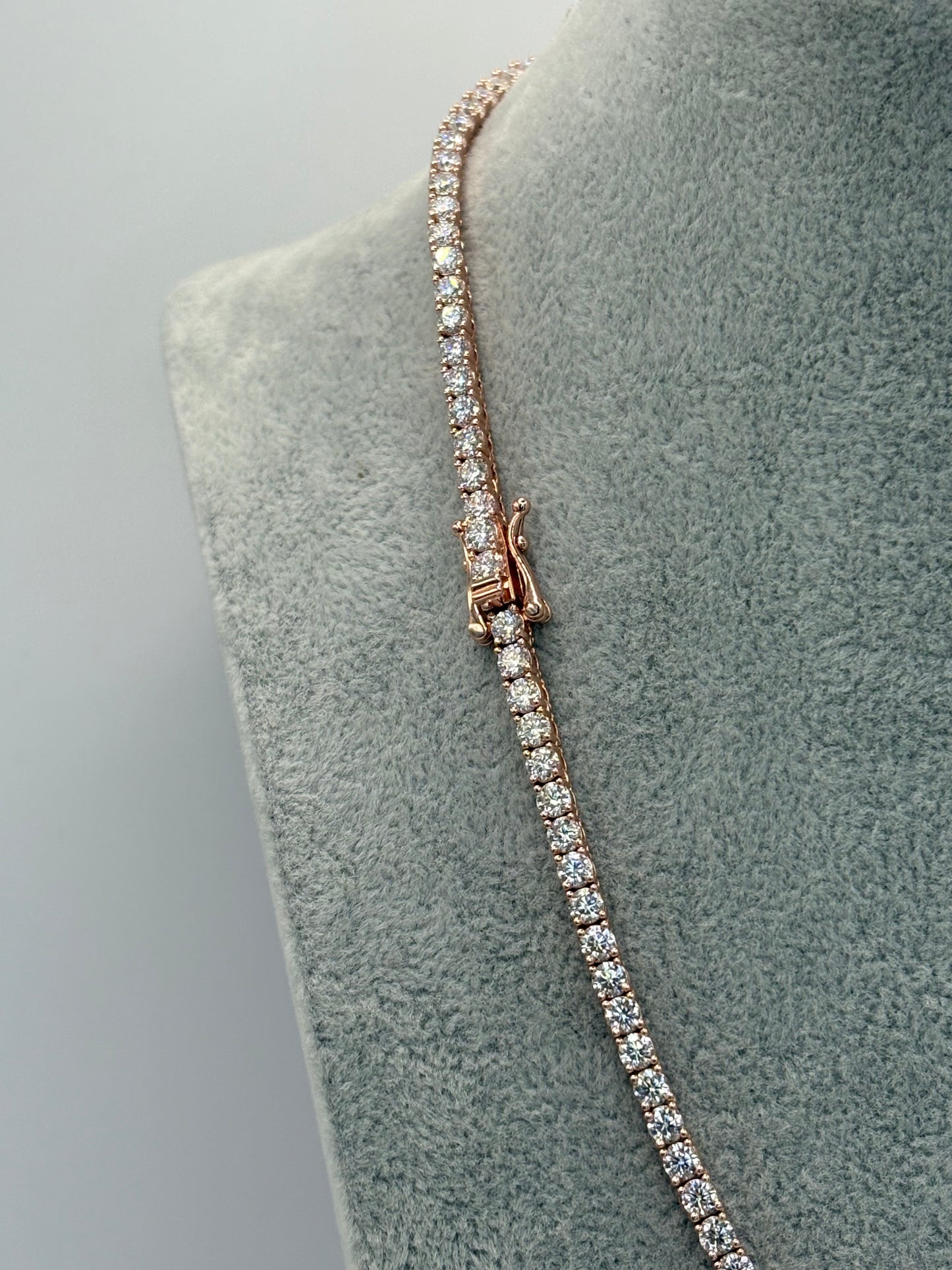TENNIS CHAIN 4MM: SILVER, ROSE AND YELLOW