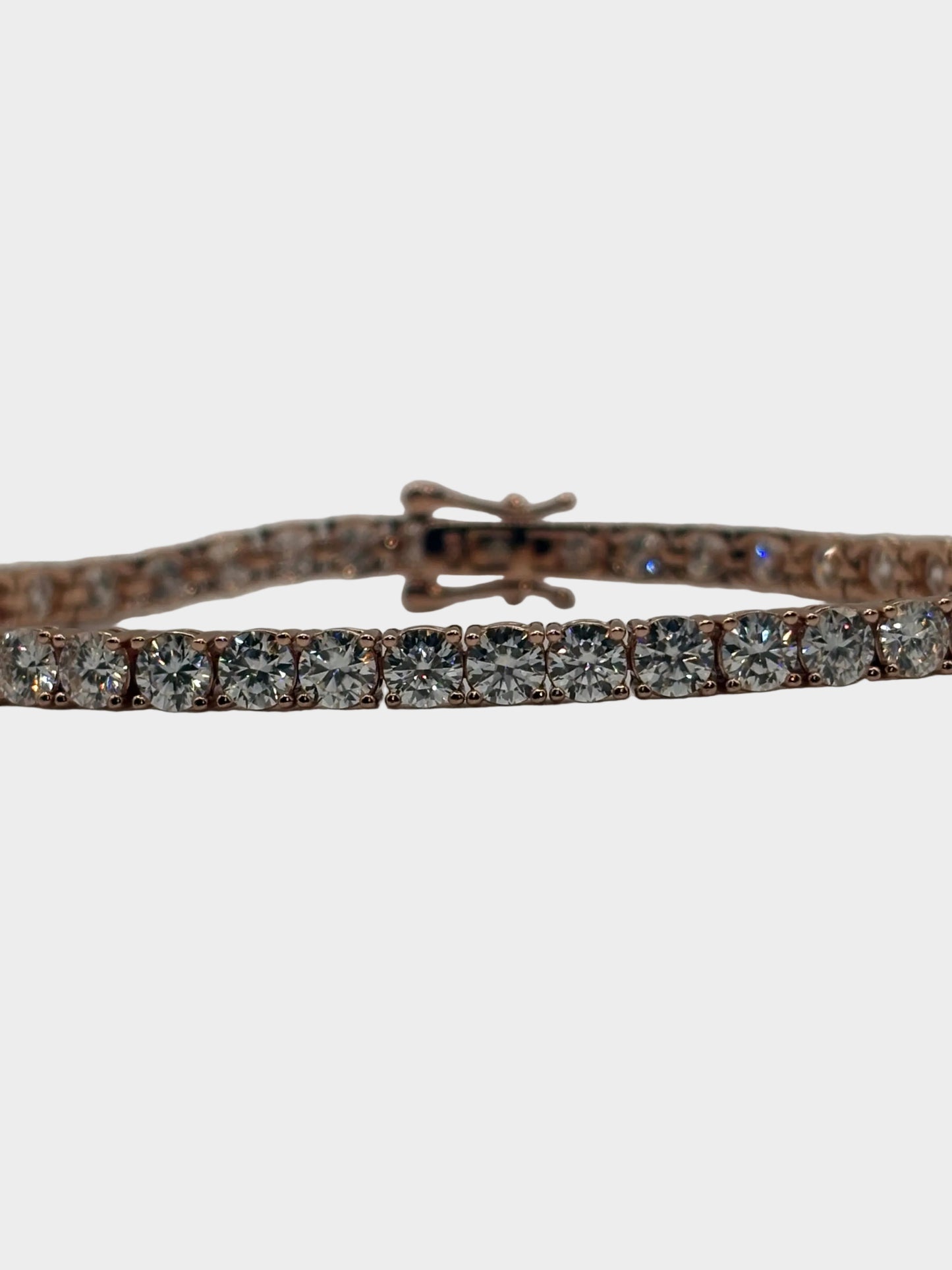 TENNIS BRACELET 4MM: SILVER, ROSE AND YELLOW