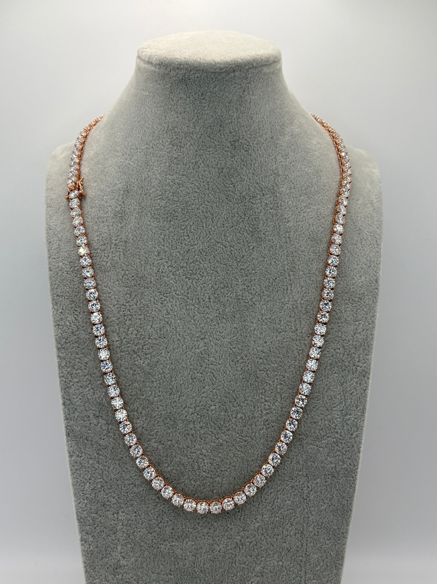 TENNIS CHAIN 5MM: SILVER, ROSE AND YELLOW