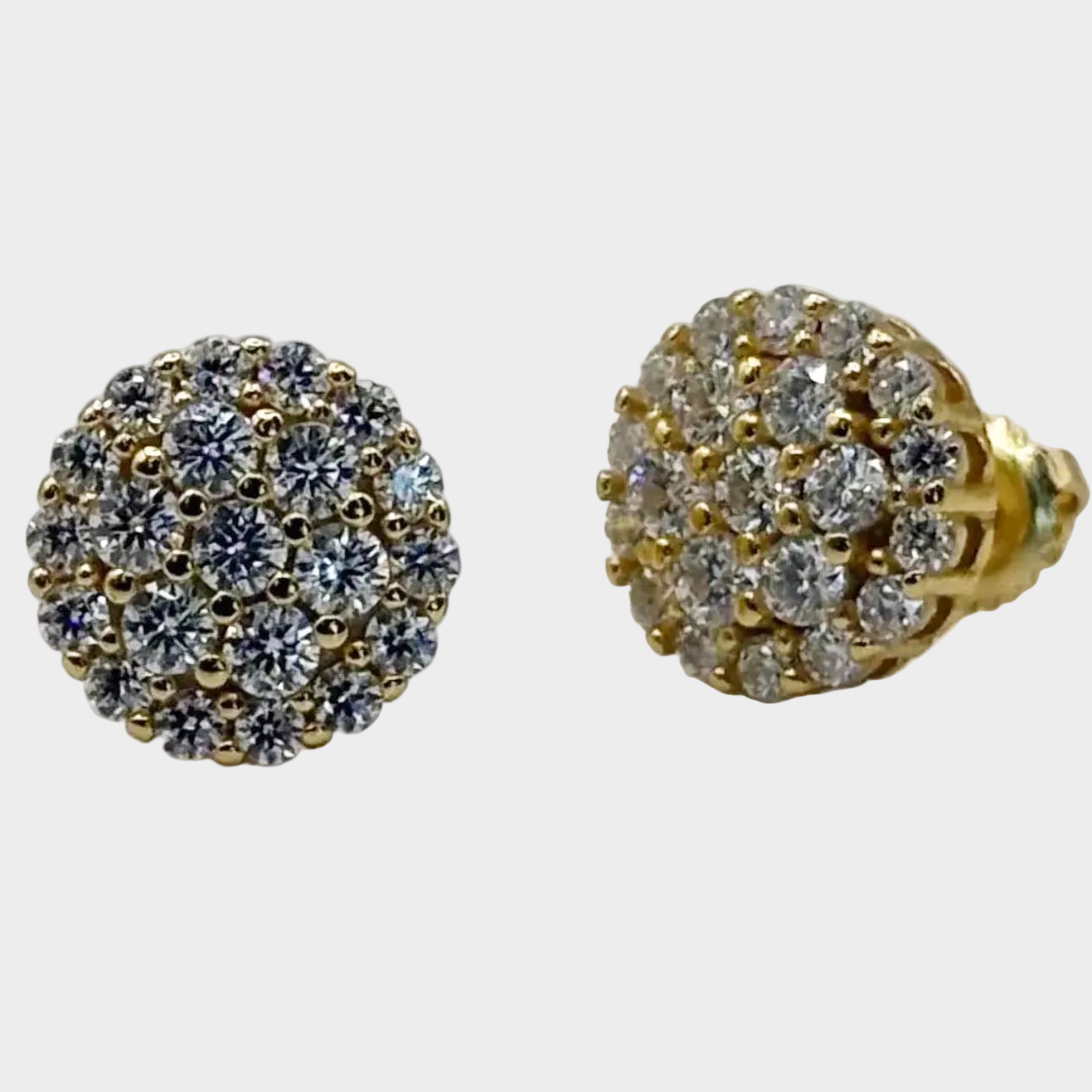 Flooded Circle Gold 10mm