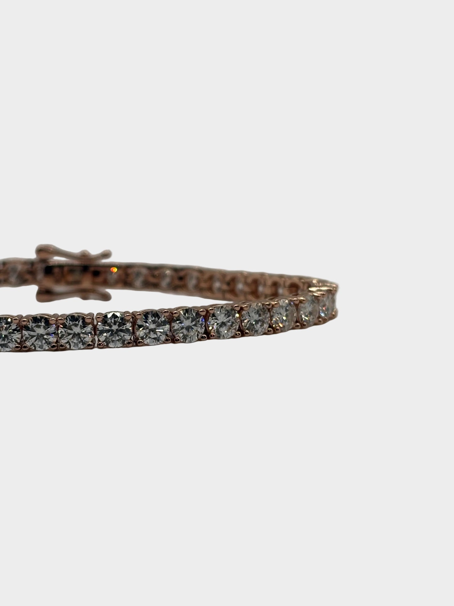 TENNIS BRACELET 4MM: SILVER, ROSE AND YELLOW